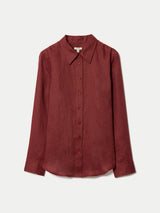 Linen Shirt | Red