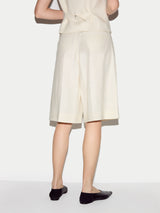 Linen Bermuda Short | Cream