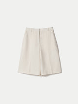 Linen Bermuda Short | Cream