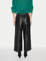 Nappa Leather Culotte | Black