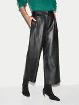Nappa Leather Culotte | Black