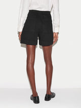 Denim Patch Pocket Short | Black