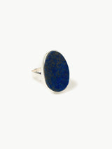 Lapis Disc Ring | BLUE