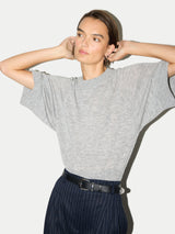 Gauzy Kimono Sleeve Jumper | Grey Melange