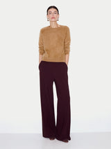 Halo Cashmere Baby Crew Jumper | Camel