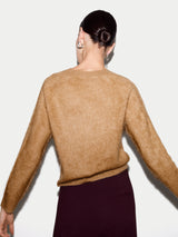 Halo Cashmere Baby Crew Jumper | Camel