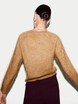 Halo Cashmere Baby Crew Jumper | Camel