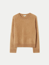 Halo Cashmere Baby Crew Jumper | Camel