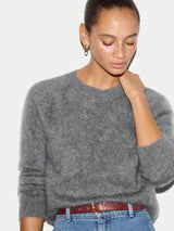 Halo Cashmere Baby Crew Jumper | Grey
