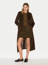 Baby Cord Mini Skirt | Olive