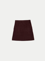 Baby Cord Mini Skirt | Olive