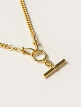 T-bar Chain Necklace | Gold