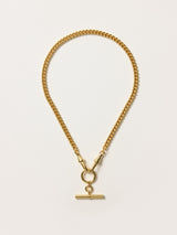 T-bar Chain Necklace | Gold
