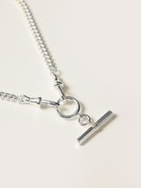 T-bar Chain Necklace | SILVER