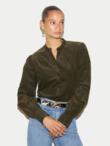 Baby Cord Shirt | Olive