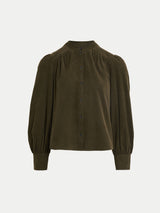 Baby Cord Shirt | Olive