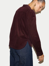 Baby Cord Shirt | Burgundy