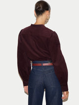 Baby Cord Shirt | Burgundy