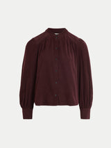 Baby Cord Shirt | Burgundy