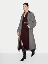 Baby Cord Midi Dress | Burgundy