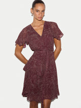 Optic Swirl Mini Dress | Red