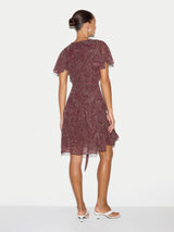 Optic Swirl Mini Dress | Red