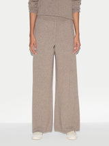 Wool Cashmere Blend Trackpant | Taupe