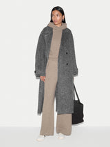 Wool Cashmere Blend Trackpant | Taupe