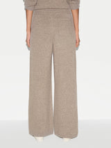 Wool Cashmere Blend Trackpant | Taupe