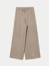 Wool Cashmere Blend Trackpant | Taupe