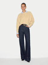 Double Face Knitted Sweatshirt | Cream