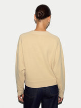 Double Face Knitted Sweatshirt | Cream