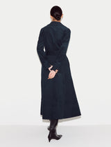 Baby Cord Shirt Dress | Navy