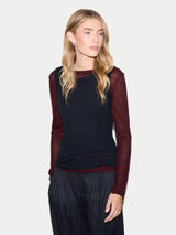 Layered  2 in 1 Top | Navy