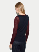 Layered  2 in 1 Top | Navy