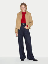 Merino Cashmere Cardigan  | Red