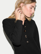 Stretch Knitted Dress | Black