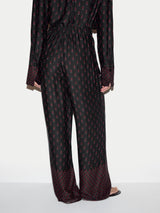 Geo Foulard Trouser | Black