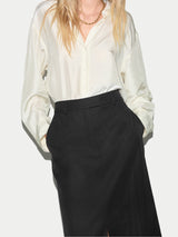 Tailored Pencil Skirt | Black