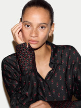 Geo Foulard Shirt | Black