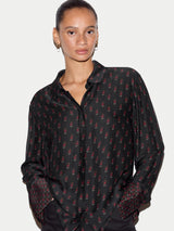 Geo Foulard Shirt | Black