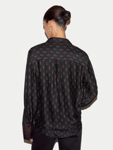 Geo Foulard Shirt | Black