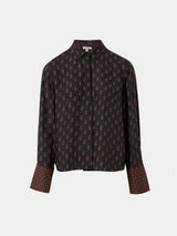 Geo Foulard Shirt | Black