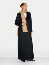 Wool Super Maxi City Coat | Black