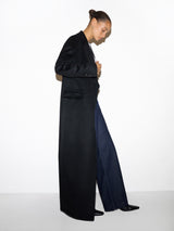 Wool Super Maxi City Coat | Black