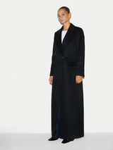 Wool Super Maxi City Coat | Black