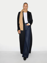Wool Super Maxi City Coat | Black