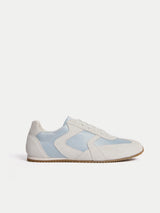 Porto Suede Satin Trainer | Blue