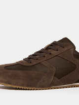 Porto Satin Trainer | Chocolate