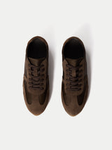 Porto Satin Trainer | Chocolate